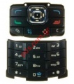 Original keypad Nokia N80 Gloss black set
