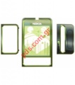 Original A cover for Nokia 3250 Lower front and back green
