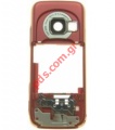 Original middle frame for Nokia N73 mETALIC RED