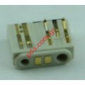 Original charging connector for Nokia 8800 White