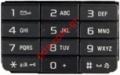 Original keypad SonyEricsson K800i numeric black