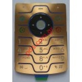 Original keypad Motorola V3i D&G GOLD
