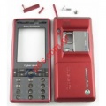 Original complete housing for Sony Ericsson K810i Red pulse