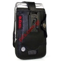 Krusell leather case Motorola V3 Razr Red Label with belt clip. 