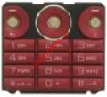 Original keypad SonyEricsson W660i Red