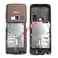 Original middle cover Nokia 6301 Cocoa whith parts