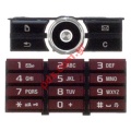 Original keypad SonyEricsson G900 Set Red (function and numeric)