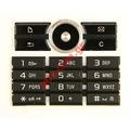 Original keypad SonyEricsson G900 Set Black (function and numeric)