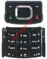 Original keypad Nokia 6500 set black/black