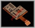 Original SonyEricsson K850i flex cable slot SIM/M2 memory card 