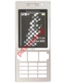Original front cover SonyEricsson T700 Silver in silver