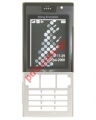 Original front cover SonyEricsson T700 Black in silver