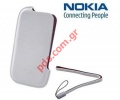 Original leather case Nokia E71 Pouch CP-277 in white color