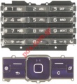 Original keypad set SonyEricsson K770i for purple color