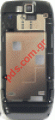 Original middle frame Nokia E66 B Cover in black color 
