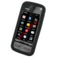 Case from silicon for NOKIA 5800 in black color