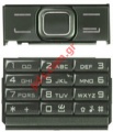 Original Nokia Arte keypad set in grey color 