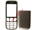 Original housing Nokia 6303 front and battery cover in grey color