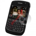 Case from silicon for Blackberry 8900 Curve in black color