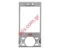 Original front cover SonyEricsson W995 in silver color (included the window len)