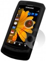 Plastic soft case silicon for Samsung i8910 Omnia in black color
