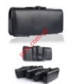 Leather case horizontal for Nokia 6500c, 6300, 5310, 5320 etc whith clip