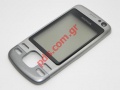 Original front cover Nokia 6600i slide silver (including the window len)