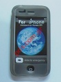 Case from silicon for Apple iPhone 3G Exclusive in smooth transparent color