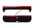 Original top and bottom plastic cover Nokia X6 Black/red