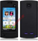 Case from silicon for Nokia 5250  in black color