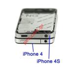 Middle cover frame Apple iPhone 4S whith internal antenna module