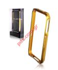 External special made aluminium metal bumper case for Apple iPhone 4G, 4S in gold color