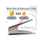 Extra tool for Nano SIM cutter (including 2 adaptor card)