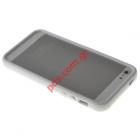 Apple iPhone 5 Bumper Style Case in Clear White Transparent