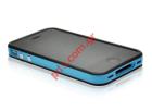 Apple iPhone 5 Bumper Style Case in black with blue 