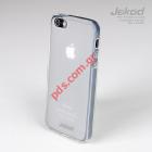 Transparent hard plastic silicon TPU case Apple iPhone 5 in  white color.