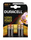 Alkaline Battery Pack AAA LR03 DURACELL Power Plus 4 PCS Blister packed