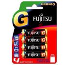 Alkaline Batteries Fujitsu AA 1.5V - Type AA / MN1500 / LR6 / HR6 - Pack of 4 pcs.