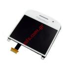  Blackberry 9900 Bold White Display LCD (34042-002/111) Glass incuded
