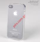  Apple iPhone 4 Jekod TPU White     transparent (blister)