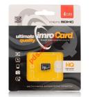   IMRO 4GB Class 4 (NO/ADAPTER) Micro Secure Digital High-Capacity (microSDHC) Blister