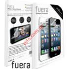 Εξωτερικό φιλμ προστασίας iPhone 5S, iPhone 5C New Clear Transpex Screen Protector by fuera (High Quality in premium box blister)