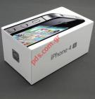Original empty mobile phone box Apple iPhone 4S Black new with insert