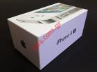 Original empty mobile phone box Apple iPhone 4S White new with insert