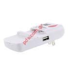 Universal Cell Phone Battery Charger 3G with USB Port (U Plug).