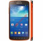 Original complete front set LCD Samsung Galaxy S4 Active i9295 Orange.