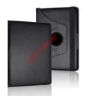 Case book style Rotated with stand Apple iPad Mini Black 