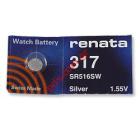   Renata 317 (SR516SW) 1.55 Volt Silver Oxide.