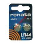 Battery Renata LR44 (A76 AG13) Set 2 pcs in blister