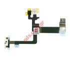 Flex cable (OEM) iPhone 6 Plus 5.5 Power on/off White, with flash